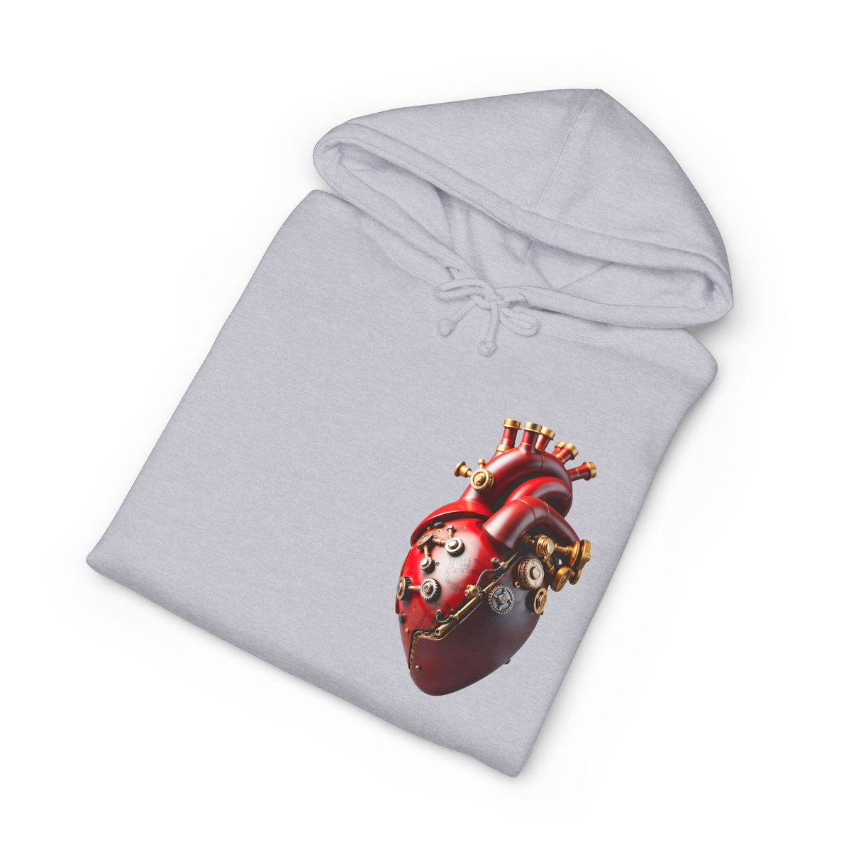 Heart Anatomy Hoodie — Realistic Anatomical Heart Graphic Pullover